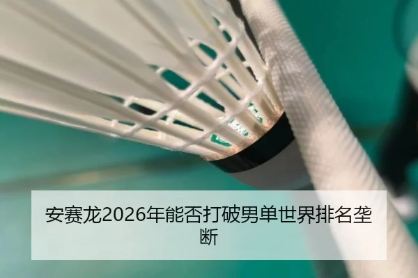 安赛龙2026年能否打破男单世界排名垄断